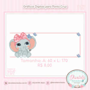 117 Elefantinha com Laço