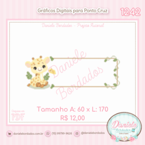 1242 Safari Cute - Girafa