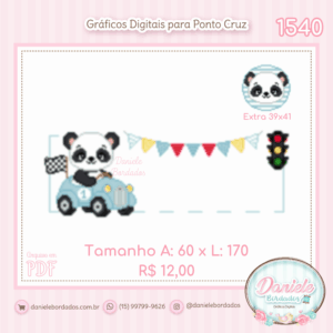 1540 Pequenos Pilotos - 1 Panda Menino