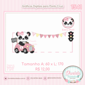 1541 Pequenos Pilotos - 1 Panda Menina