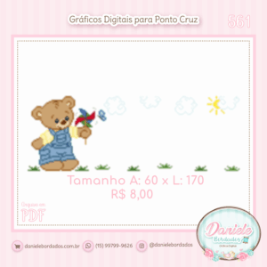 561 Ursinho Brincando com Catavento