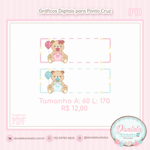 948 Bebezinho 2 - Ursinhos Cute